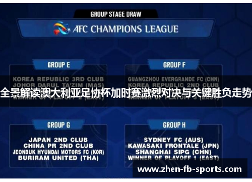 全景解读澳大利亚足协杯加时赛激烈对决与关键胜负走势